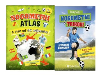 KOMPLET-NOGOMETNI TRIKOVI+NOGOMETNI ATLAS